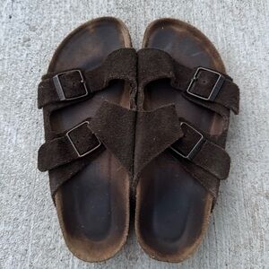 **SOLD** Birkenstock Arizona Mocha Suede